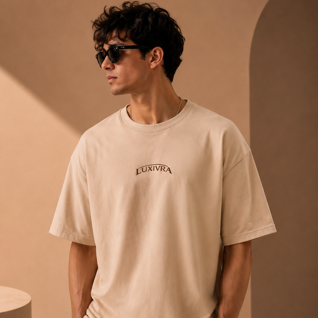 LUXIVRA Collective Oversized T-Shirt – Crafted For Visionaries
