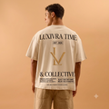LUXIVRA TIME Oversized Premium T-Shirt | Crafted For Visionaries | Unisex