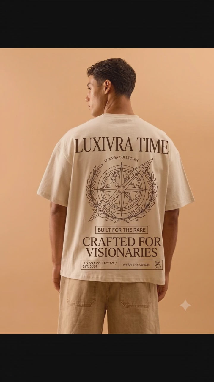 LUXIVRA Collective Oversized T-Shirt – Crafted For Visionaries